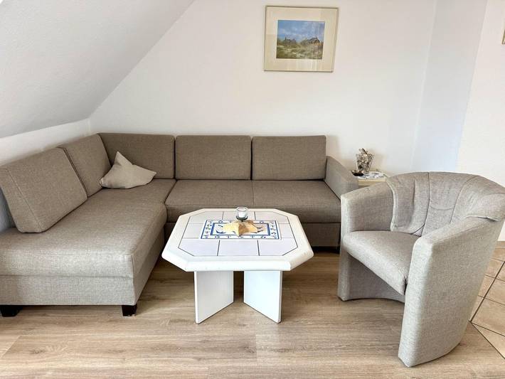 Ganze Wohnung, Moderne, zentral gelegene 2-Zimmer Obergeschosswohnung für bis zu 3 Personen in Westerland, Sylt (Gemeinde)