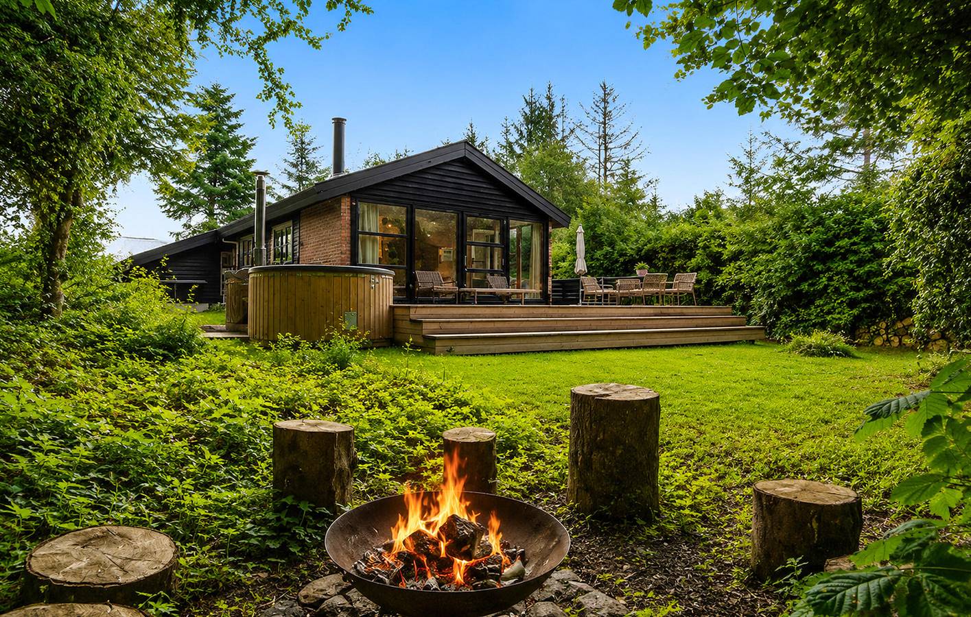 Ferienhaus für 4 Personen mit Terrasse in Hadsund, Himmerland