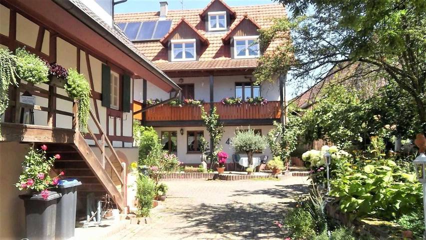 Gîte pour 6 personnes, avec balcon à Herbolzheim