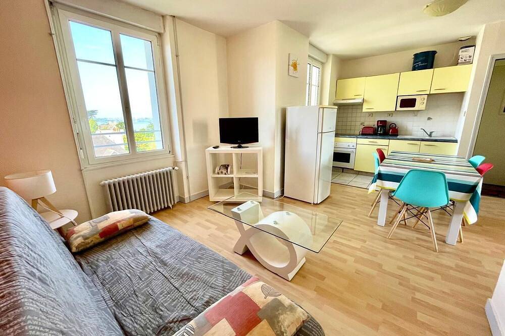 Ganze Wohnung, Vue sur l'océan Pax 6-Apartment-Blick aufs Meer-Eigenes Badezimmer in Carantec, Ceinture Dorée