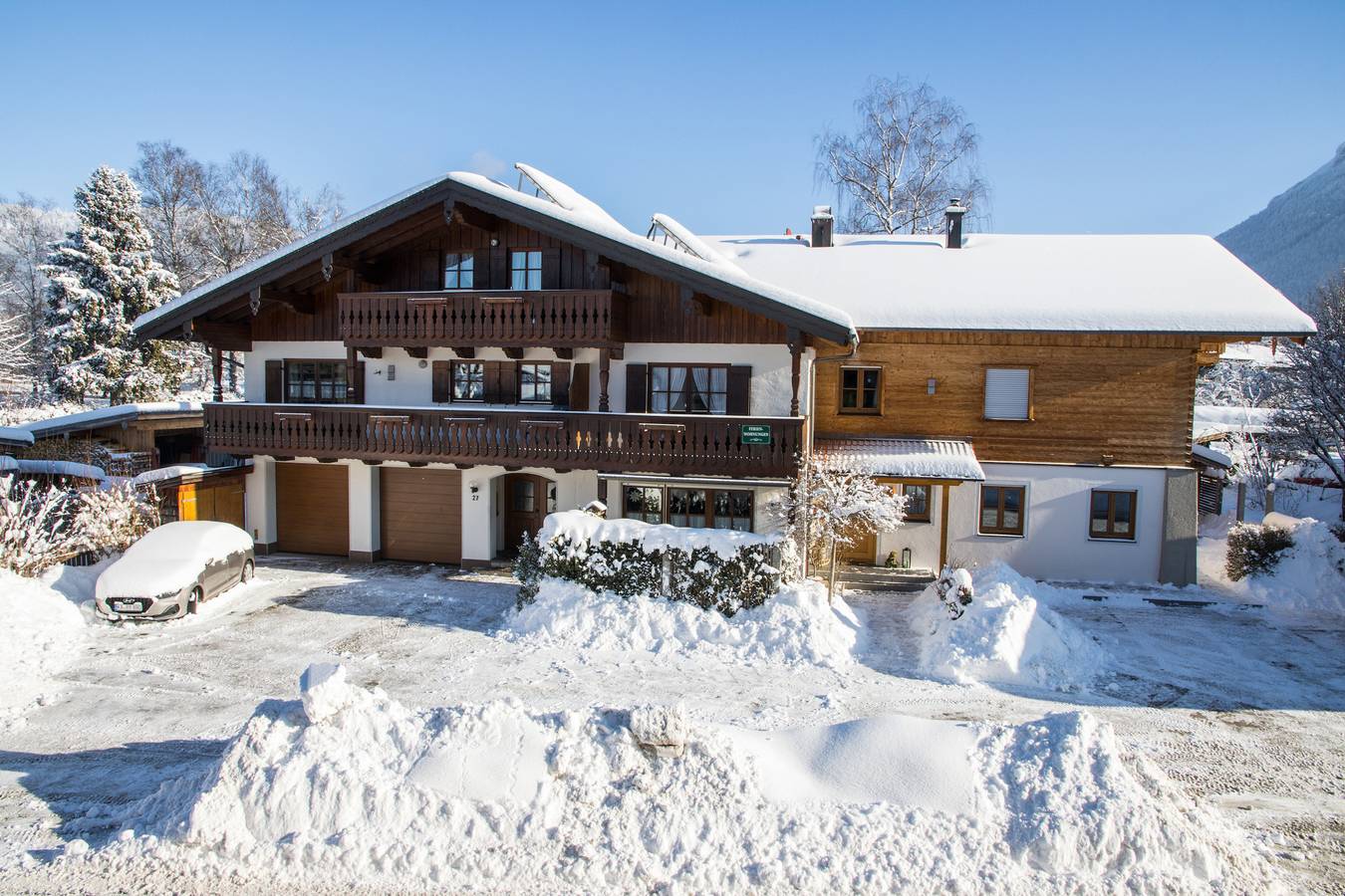 Ganze Ferienwohnung, Beim Bretzner - Chiemgau Karte - Dachgeschosswohnung Falkensee bis 4 Personen, 60 qm, 2 Schlafzimmer, Balkon, Tv in Inzell, Bayerische Alpen