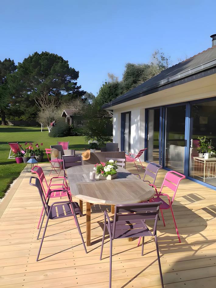 Chambre d’hôte pour 6 personnes, avec Jardin à Locmariaquer