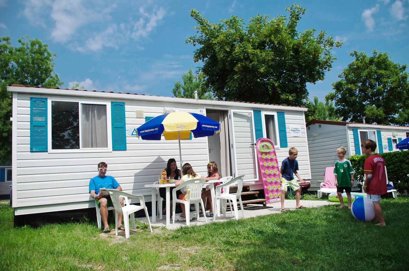 Mobilehome mit Klimaanlage, Terrasse und Pool  in Südküste Istrien
