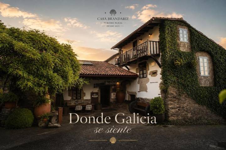Casa rural para 2 personas, con Balcón y Terraza además de Jardín y Vistas en Arzúa