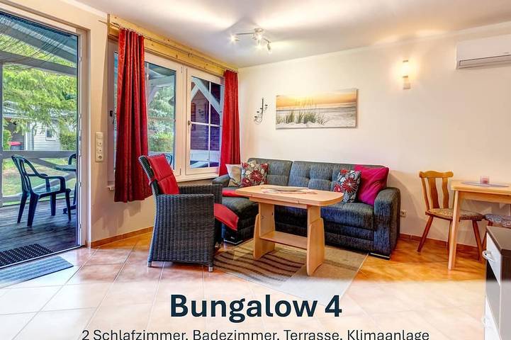 Bungalow für 4 Personen, mit Garten und Terrasse in Korswandt