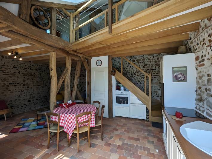 Gîte „L'air De Vacances“ mit privater Terrasse und Wlan in Bonnée, Loire-Tal