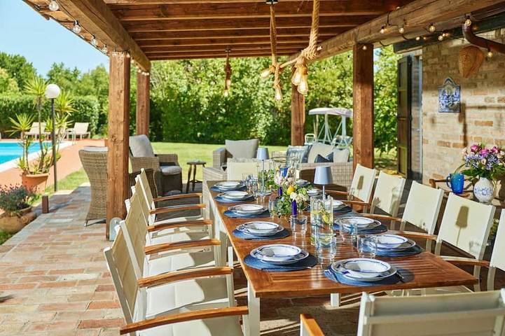 Villa Tenuta Belgatto - Private villa, 6 bedrooms, pool, sea view, Marche in Fano, Fano (Municipality)