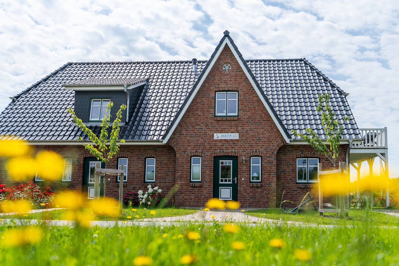 Ganze Wohnung, 'Ferienhaushälfte Inselglück' mit Garten und Wi-Fi in Tammensiel, Pellworm