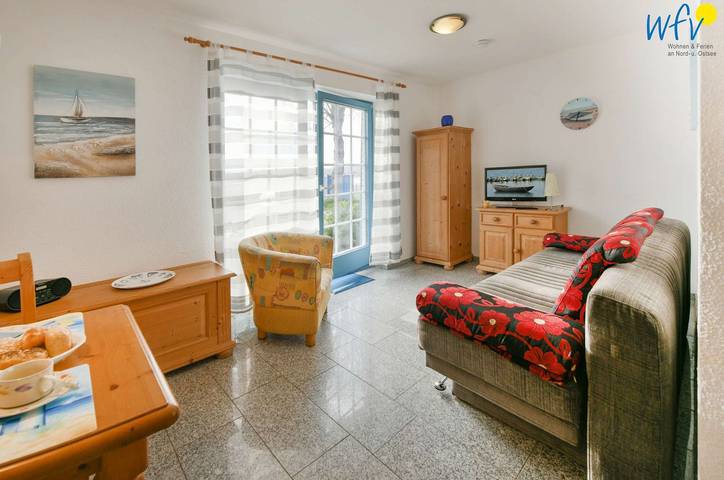Ferienwohnung für 2 Personen, mit Terrasse und Seeblick