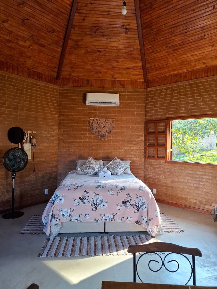 Unterkunft in der Casa Do Chapéu Caparaó – Cabana Estrela in Divino de São Lourenço, Espírito Santo