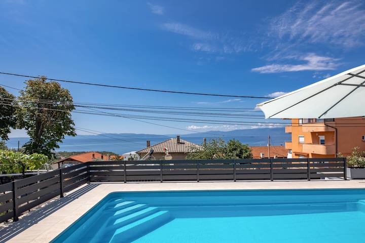 Ferienhaus für 4 Personen, mit Pool und Terrasse sowie Meerblick in Kvarner Bucht - 2