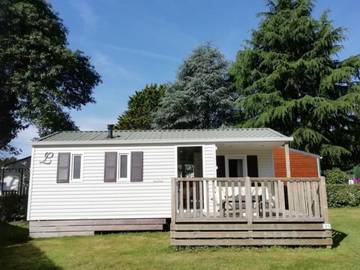 Mobil home pour 4 personnes, avec terrasse, animaux acceptés à Bieuzy