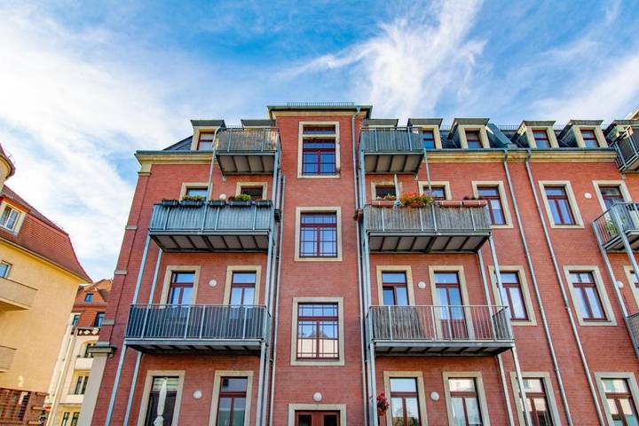 Ferienwohnung für 4 Personen, mit Balkon in Pieschen-Nord/Trachenberge