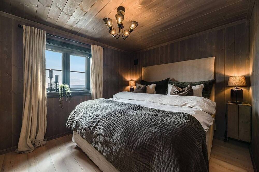 Cabane avec jacuzzi sur Lifjell in Bø