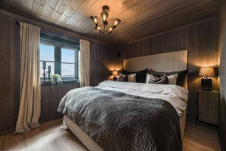 Hütte mit Whirlpool auf Lifjell in Bø