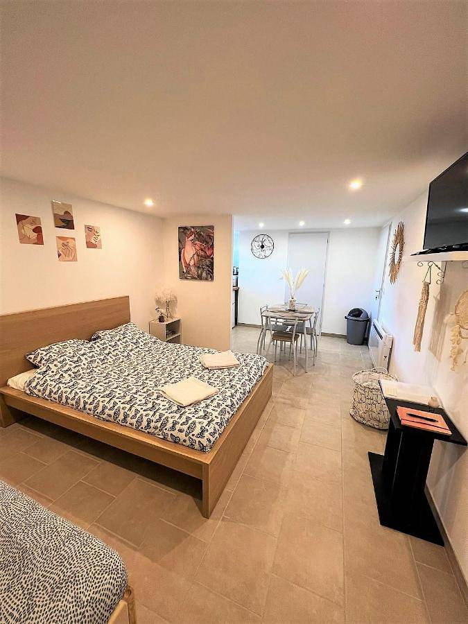 Appartement de vacances pour 4 personnes, avec jardin