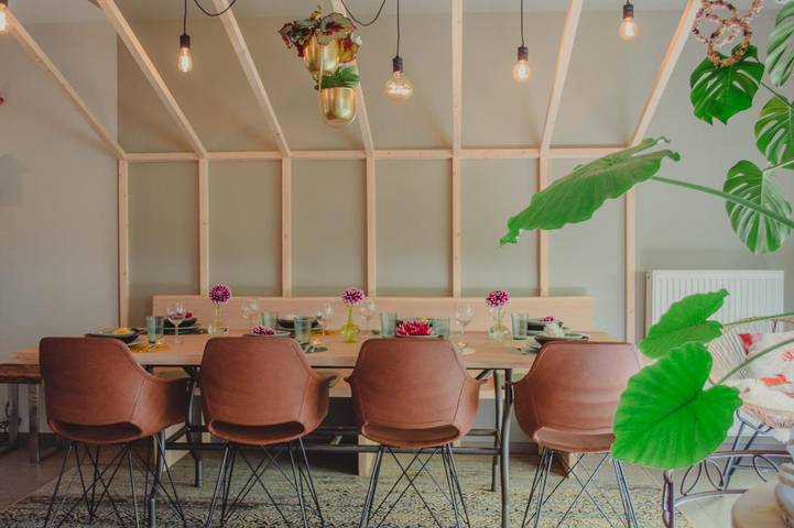 Maison de vacances pour 7 personnes, avec Terrasse ainsi que Jardin et Vue à Kortessem