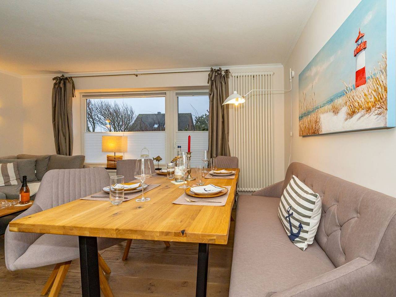 Ganze Ferienwohnung, Ferienliebe Strandkoje - Ferienwohnung für bis zu 3 Personen mit Terrasse in Wenningstedt in Wenningstedt, Sylt