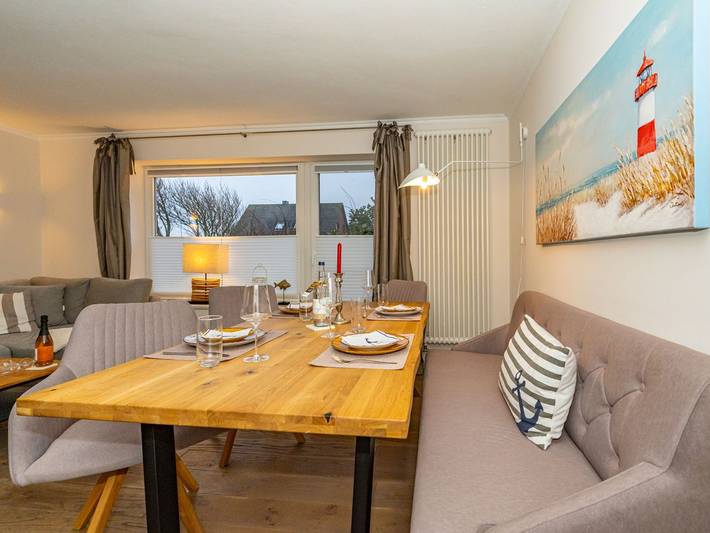 Ganze Ferienwohnung, Ferienliebe Strandkoje - Ferienwohnung für bis zu 3 Personen mit Terrasse in Wenningstedt in Nordfriesische Inseln (Schleswig-Holstein) (Schleswig-Holstein), Wenningstedt