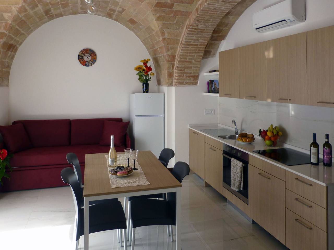Appartement entier, Residenz Borgo Offida mit großem Garten in Offida, Province d'Ascoli Piceno