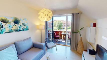 Ferienwohnung für 4 Personen, mit Balkon in Lemkenhafen