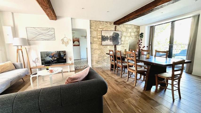 Maison de vacances pour 7 personnes, avec vue et jardin