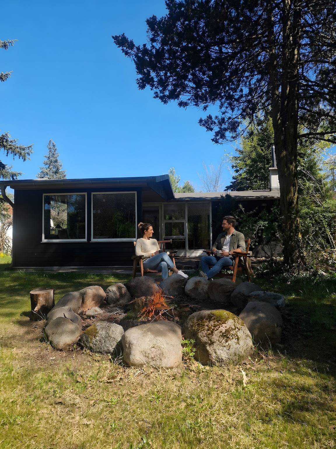 Bungaló 'Idylle 1' con terraza privada, jardín privado y Wi-Fi in Rießen, Siehdichum