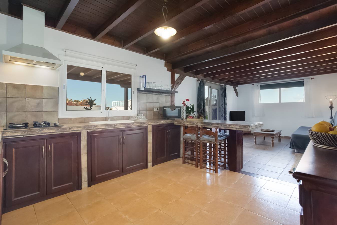 Maison de vacances 'Almar' avec vue sur la mer, terrasse privée et Wi-Fi in El Cuchillo, Tinajo