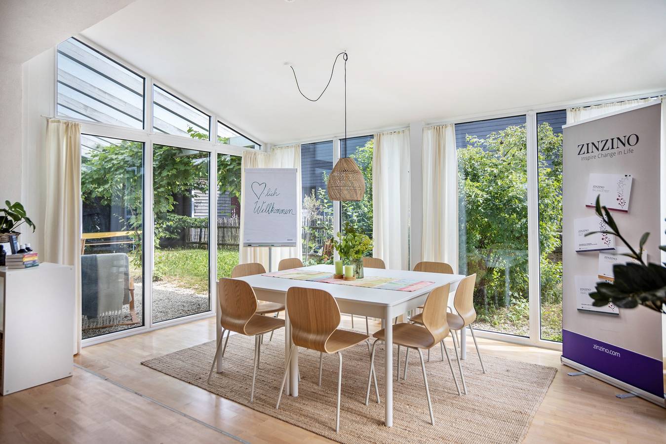 Blauwe Huis – stijlvol vakantie- en seminarhuis met grote tuin in Buchloe, Zwaben (Bayern)