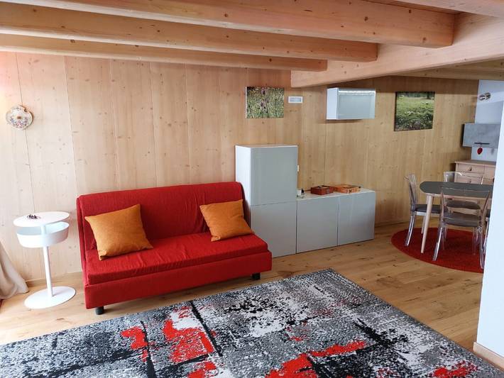 Monolocale intero, Appartamento monolocale 'Appartamento Carfon' con vista sulle montagne, Wi-Fi e aria condizionata in Canale d'Agordo, Dolomiti Superski