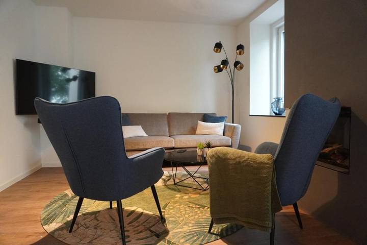 Ferienwohnung für 6 Personen, mit Balkon und Terrasse sowie Ausblick in Zoo Leipzig - 2