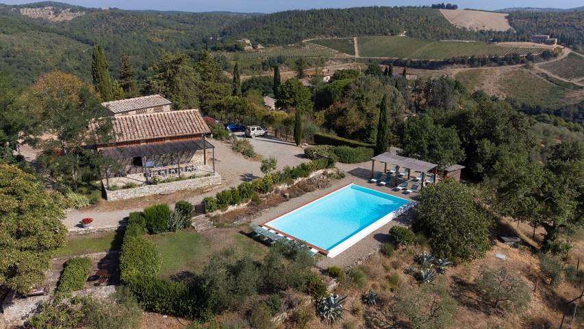 Villa voor 14 personen, met terras en tuin in Castellina in Chianti