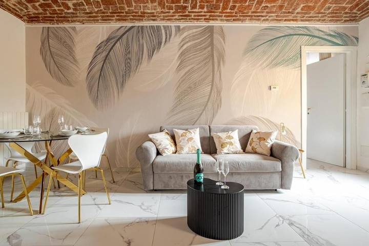 Ferienwohnung für 4 Personen, mit Balkon und Terrasse sowie Ausblick