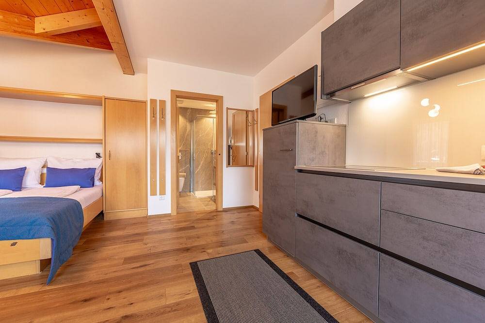 Entire apartment, Studio Apartment 'Alpengruss Air' with Mountain View, Shared Garden and Wi-Fi in Winnebach, Innichen
