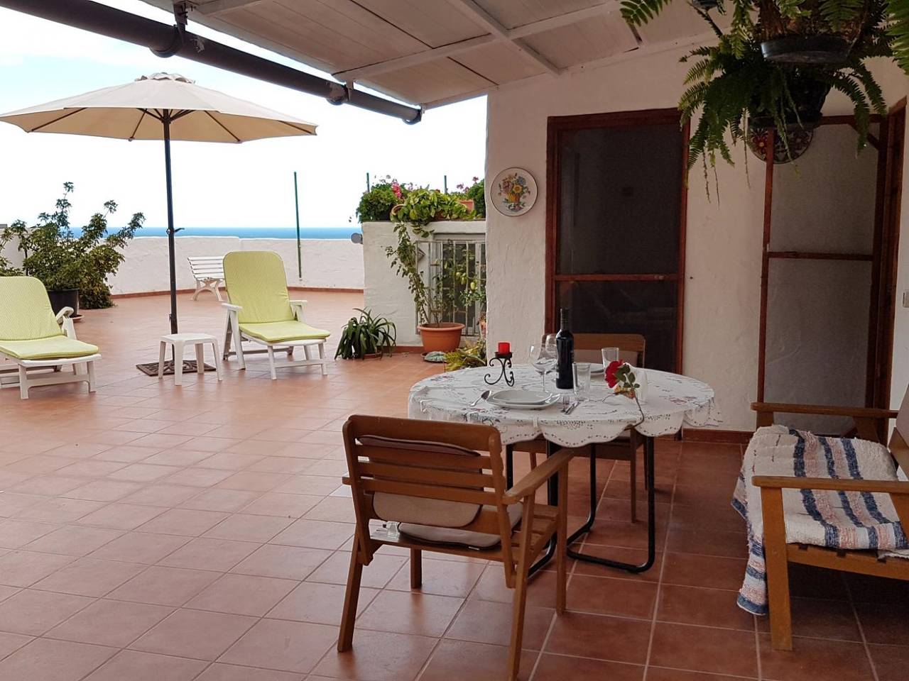 Ganze Ferienwohnung, Vivelorural ático y terraza en El Risco de Agaete in El Risco, Agaete