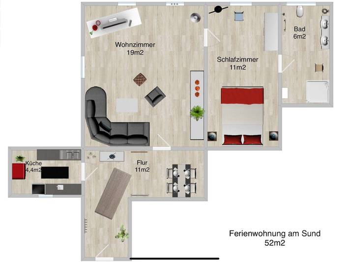 Ganze Ferienwohnung, Ferienwohnung Am Sund - Ferienwohnung in Ozeaneum Stralsund, Stralsund