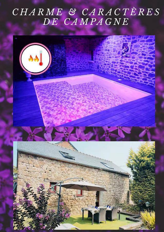 Maison de vacances pour 4 personnes, avec jardin ainsi que vue et piscine