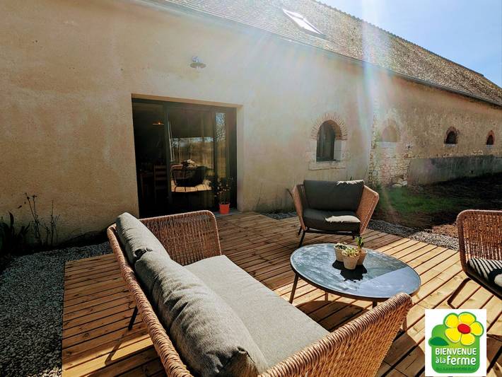 Gîte pour 6 personnes, avec jardin
