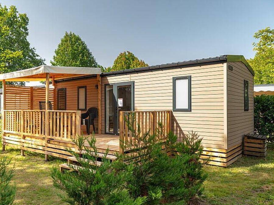 Camping International Riccione - Mobile home 6 persons - Mobile-home | Comfort | 3 Bedrooms | 6 Pers. | Terrace Lounge | Clim. in Riccione, Rimini Province