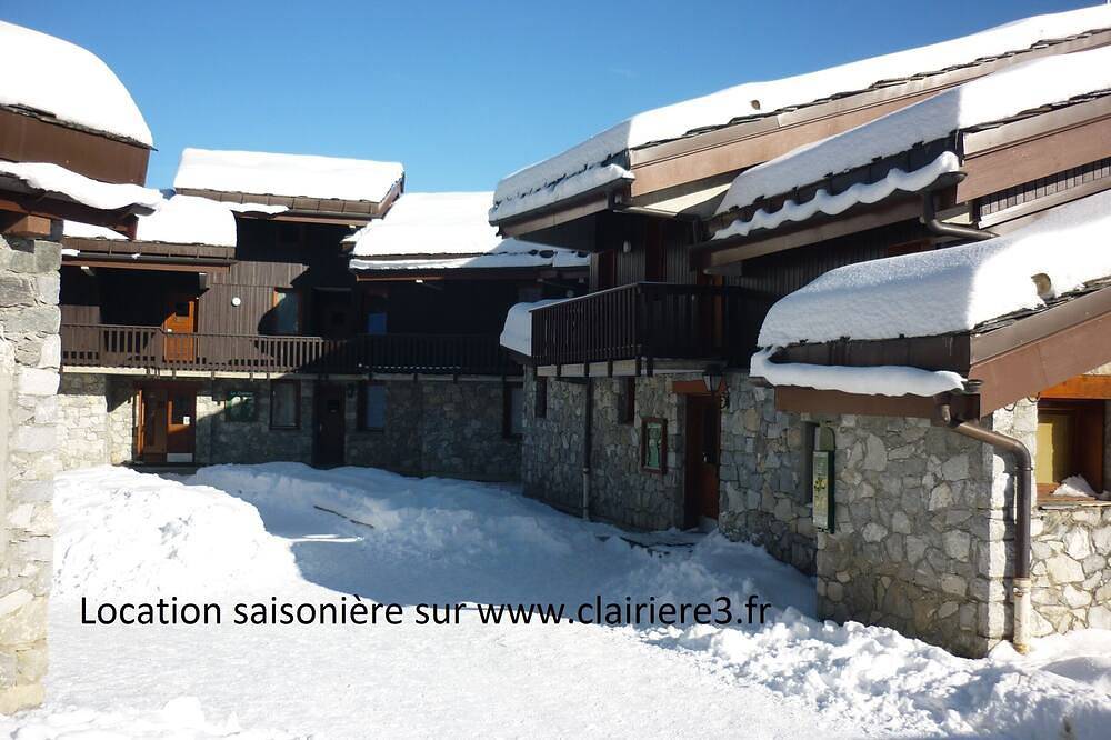 Apartamento entero, Apartamento Valmorel (4 personas 30 m2) de vuelta a los esquís. Terraza con porche. in Valmorel, Les Avanchers-Valmorel