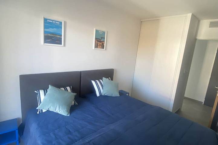 Gîte pour 4 personnes, avec Balcon ainsi que Jacuzzi et Jardin dans Port De Marseillan - 4