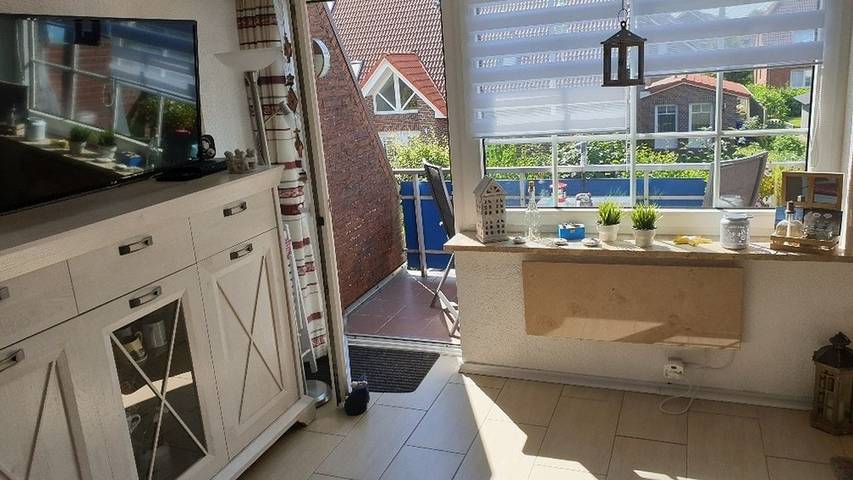 Ferienwohnung für 4 Personen, mit Balkon, mit Haustier in Neßmersiel