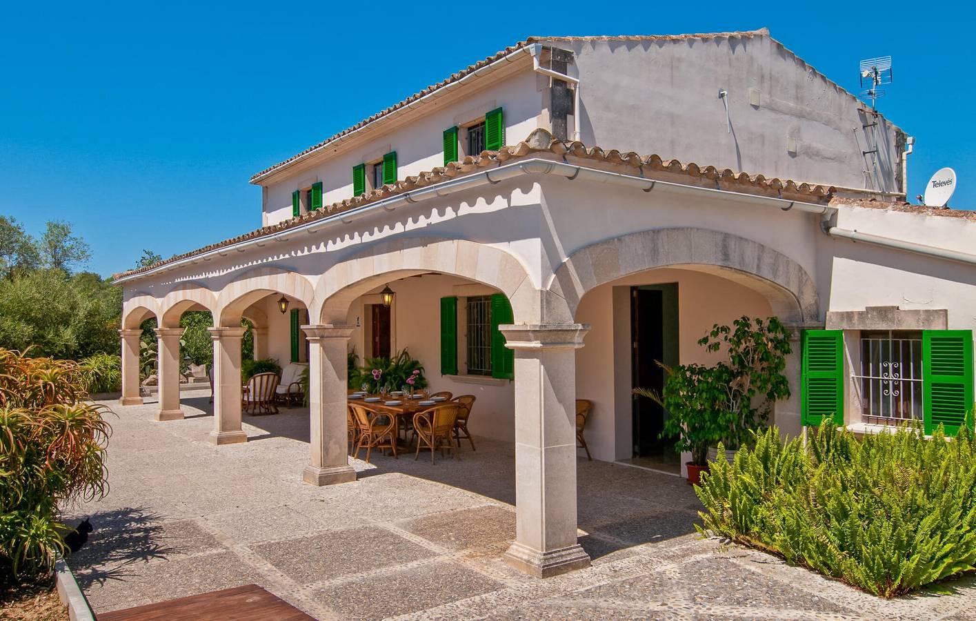 Paraíso junto a la piscina con aire acondicionado y WiFi - A 200 m del restaurante in Petra, Interior de Mallorca