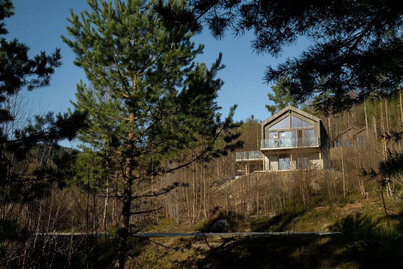 Designerhütte am Nisser See mit Aussicht und Sauna in Nissedal