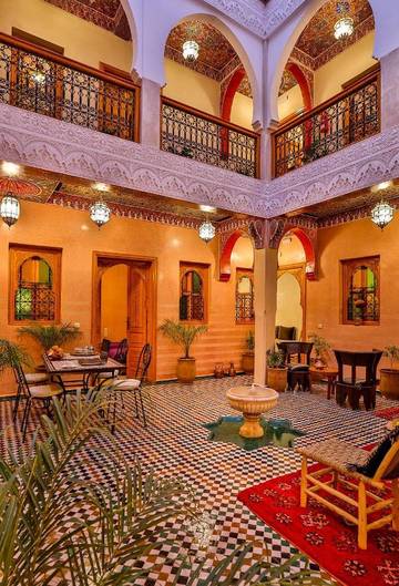 Riad pour 2 personnes, avec vue et terrasse dans Jemaa el-Fnaa