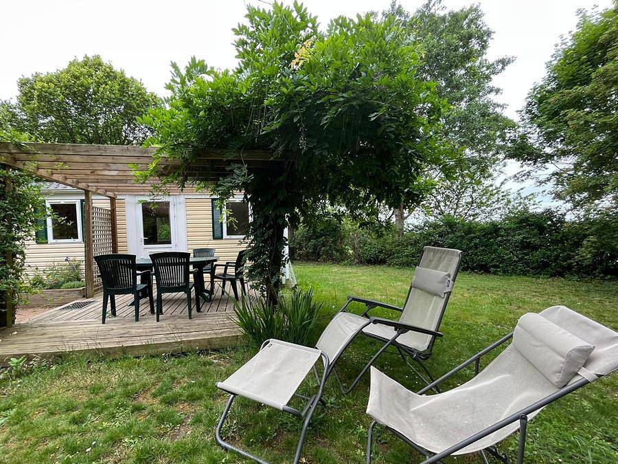 Domaine de l'Entrelacs - Mobilhome 4 personnes - Mobil Home Lavande in La Tessoualle, Région de Cholet