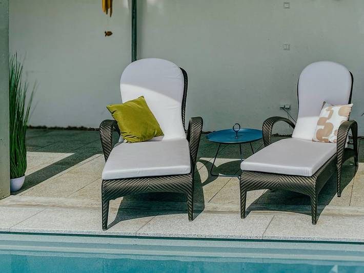 Ferienhaus für 3 Personen, mit Garten und Pool, mit Haustier in Dreiländereck - 2