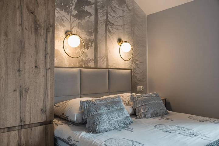 Apartament wakacyjny dla 2 osób, z balkon i widok oraz ogród w Szczawnica