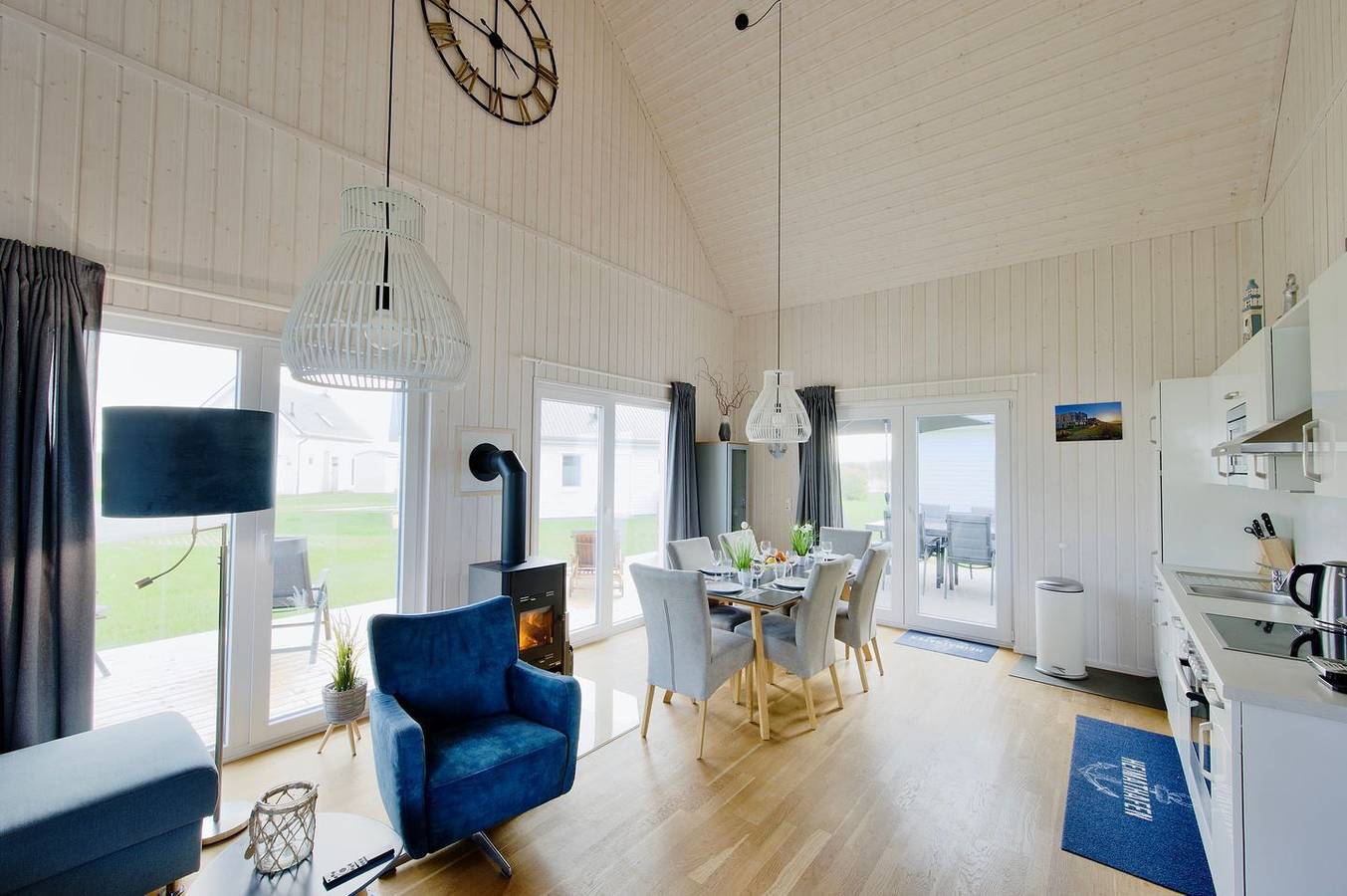 Skipper Galerie - Infrared sauna, fireplace, bathtub, large terrace, beach chair in Olpenitz, Kappeln