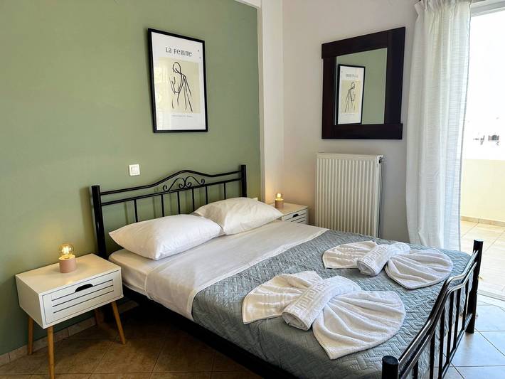 Vacation rental for 4 people, with Ocean view in Chania